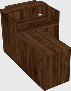 L-shaped modular reception