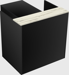 L-shaped modular reception