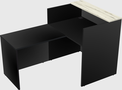 L-shaped modular reception