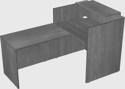 L-shaped modular reception