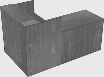 L-shaped modular reception