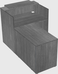 L-shaped modular reception