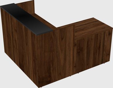 L-shaped modular reception