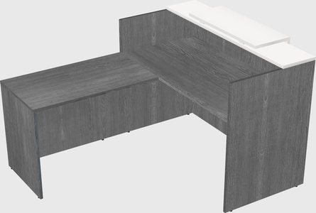 L-shaped modular reception