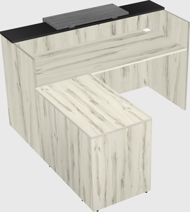 L-shaped modular reception