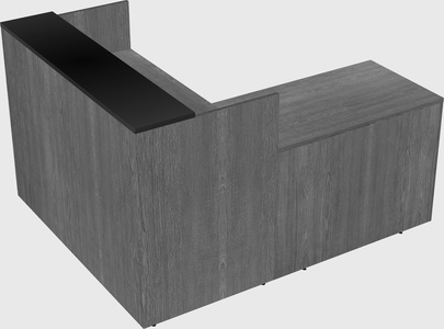 L-shaped modular reception