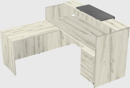 L-shaped modular reception