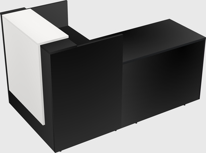 L-shaped modular reception