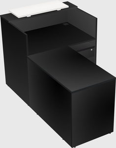 L-shaped modular reception