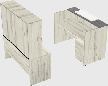 Modular reception desk