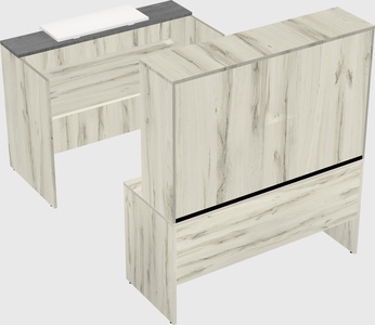Modular reception desk