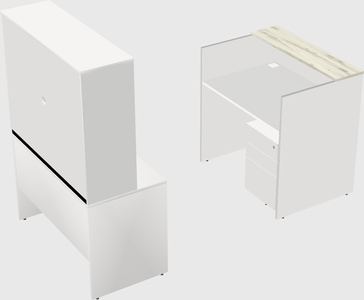 Modular reception desk