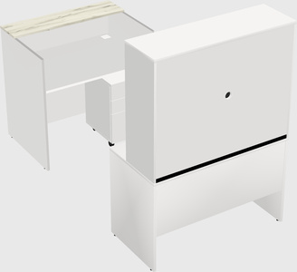 Modular reception desk