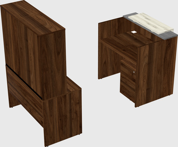 Modular reception desk