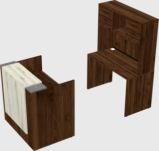 Modular reception desk