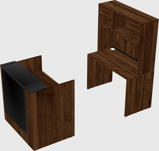 Modular reception desk