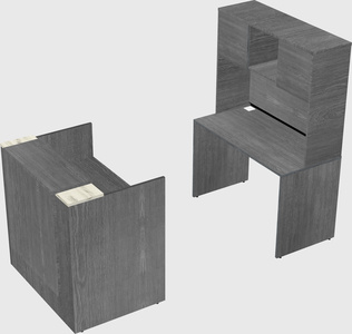 Modular reception desk