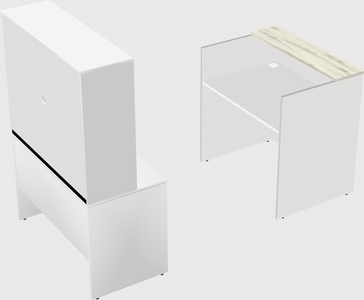 Modular reception desk