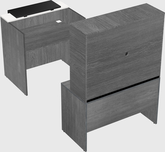 Modular reception desk