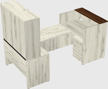 Modular reception desk