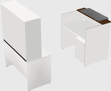 Modular reception desk