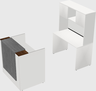 Modular reception desk