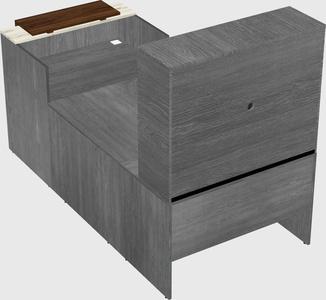Modular reception desk