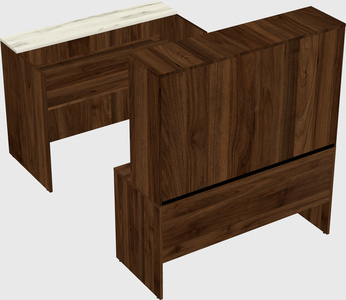 Modular reception desk