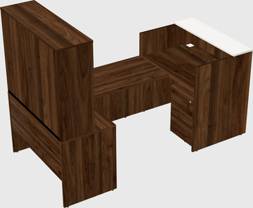 Modular reception desk