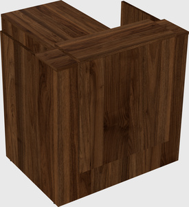 L-shaped modular reception
