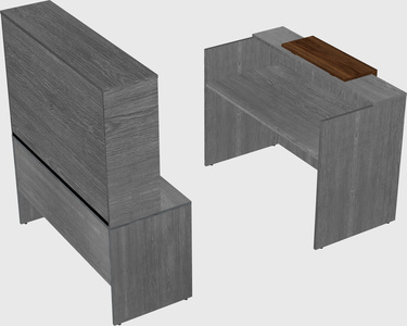 Modular reception desk