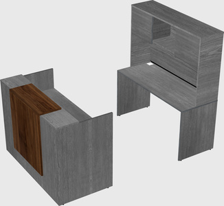 Modular reception desk