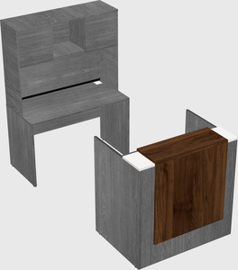 Modular reception desk