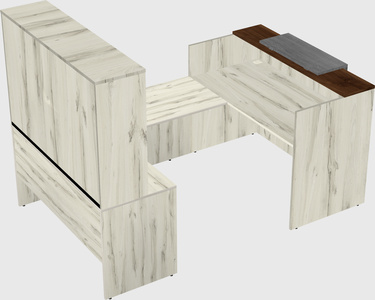 Modular reception desk