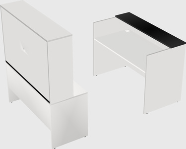 Modular reception desk