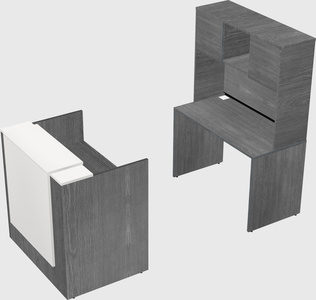 Modular reception desk