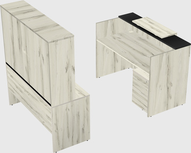 Modular reception desk