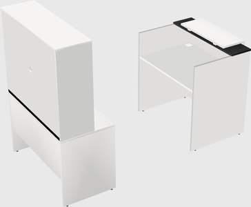 Modular reception desk
