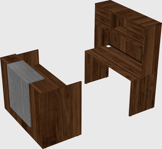 Modular reception desk
