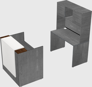 Modular reception desk