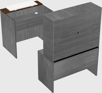 Modular reception desk