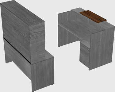 Modular reception desk