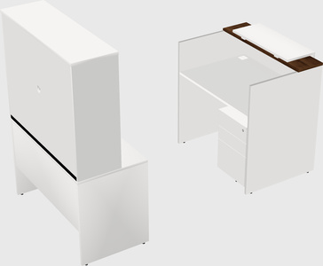 Modular reception desk