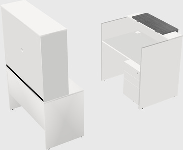 Modular reception desk