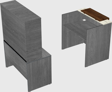Modular reception desk
