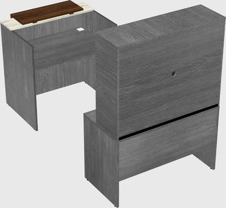 Modular reception desk