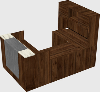 Modular reception desk