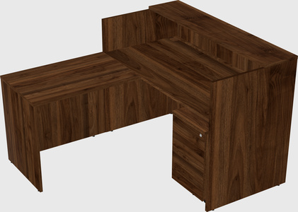 L-shaped modular reception