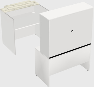 Modular reception desk