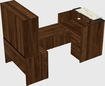 Modular reception desk